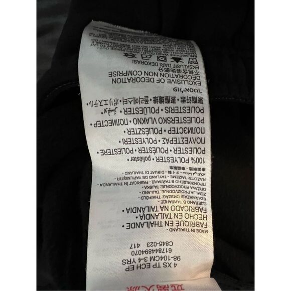 Nike Childs Black Joggers Size 4 - Picture 3 of 3